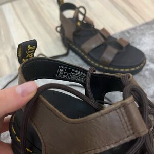 Dr. Martens Brown Leather Sandals